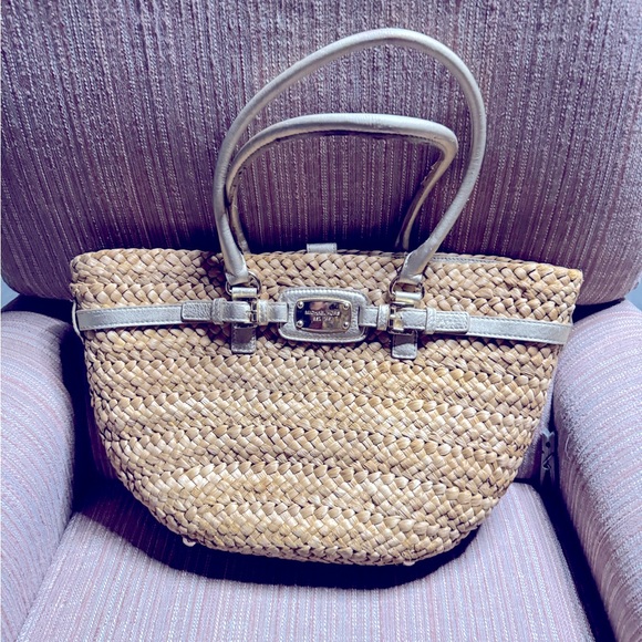 Michael Michael Kors Hamilton straw bag - Picture 1 of 10